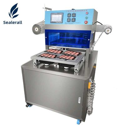 কেনা Vertical Expansion 304 Stainless Steel Pneumatic Tray Sealer for Fully Automatic Cup Sealing অনলাইনে উৎপাদন